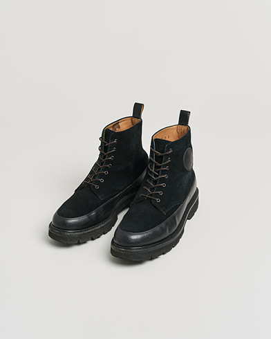 Herr | Pre-owned | Grenson Anton Suede Boot Black UK7 - EU41