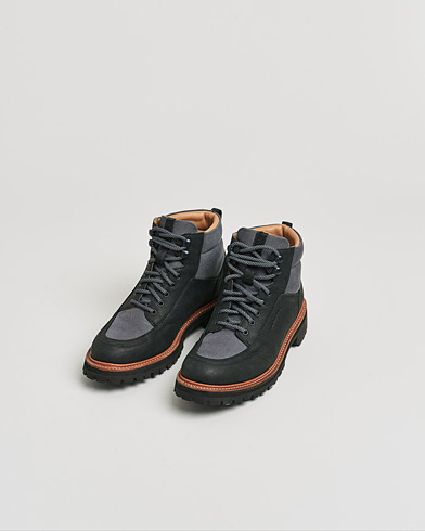 Herr | Pre-owned | Grenson Fielding Hiking Boot Black/Grey UK7 - EU41