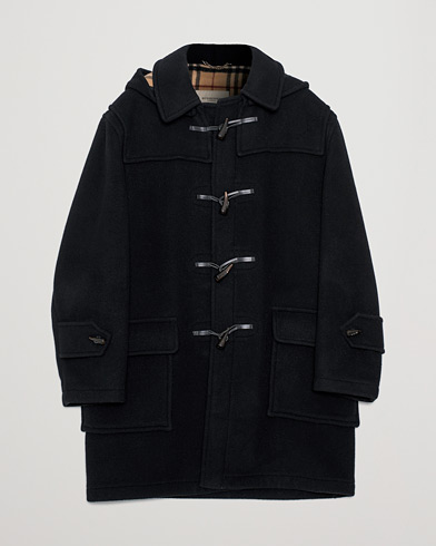 Burberry Wool Duffle Coat Black 50