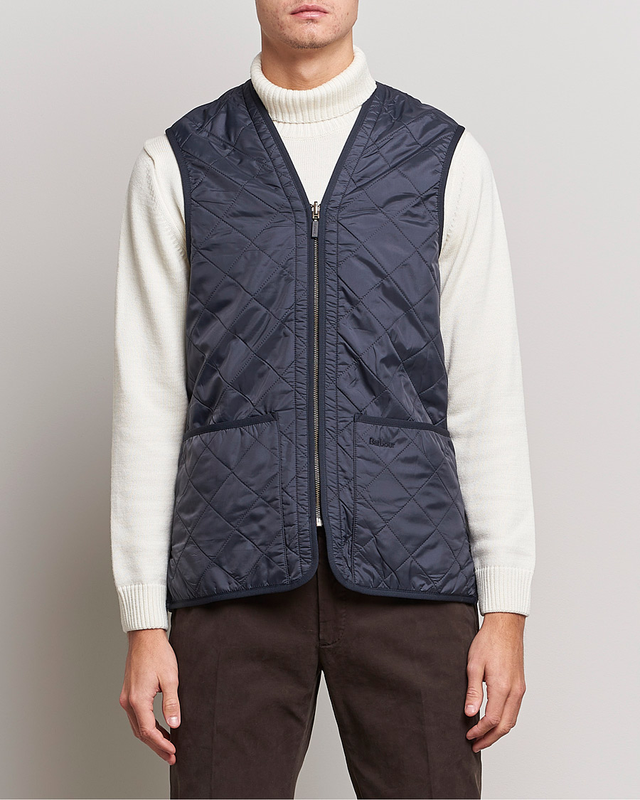 Herr |  | Barbour Lifestyle | Quilt Waistcoat/Zip-In Liner Navy