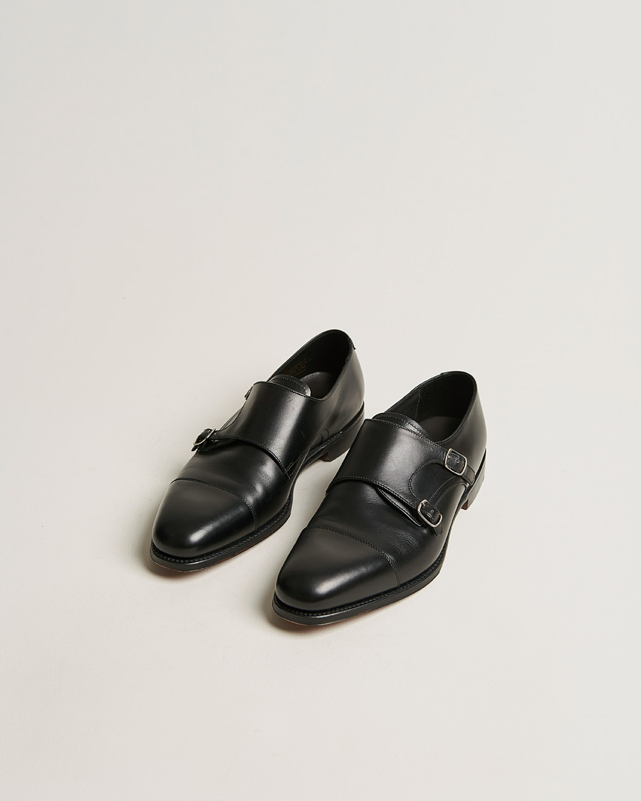 Herr | Studentkostym | Loake 1880 | Cannon Monkstrap Black Calf