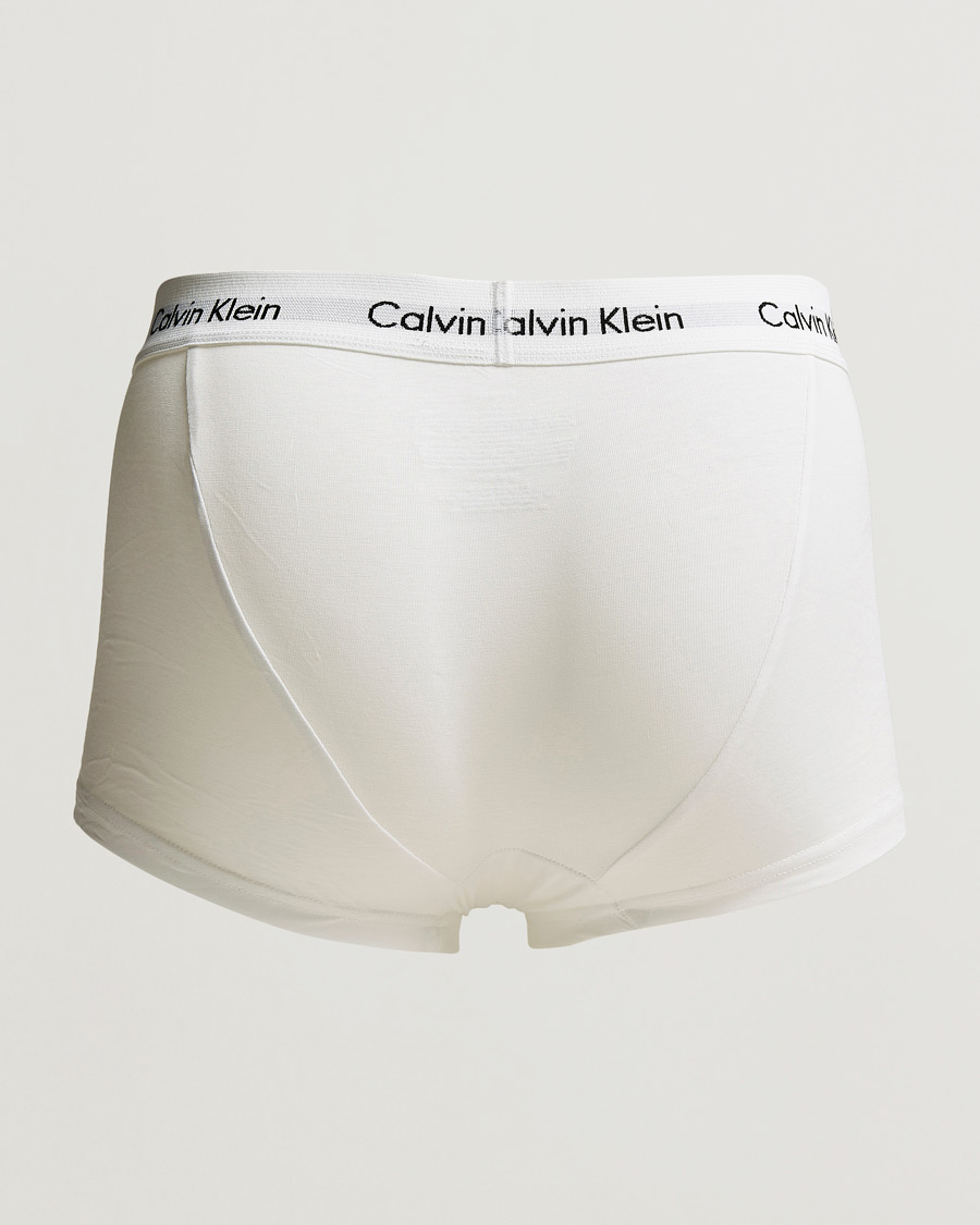 Herr | Trunks | Calvin Klein | Cotton Stretch Low Rise Trunk 3-pack White