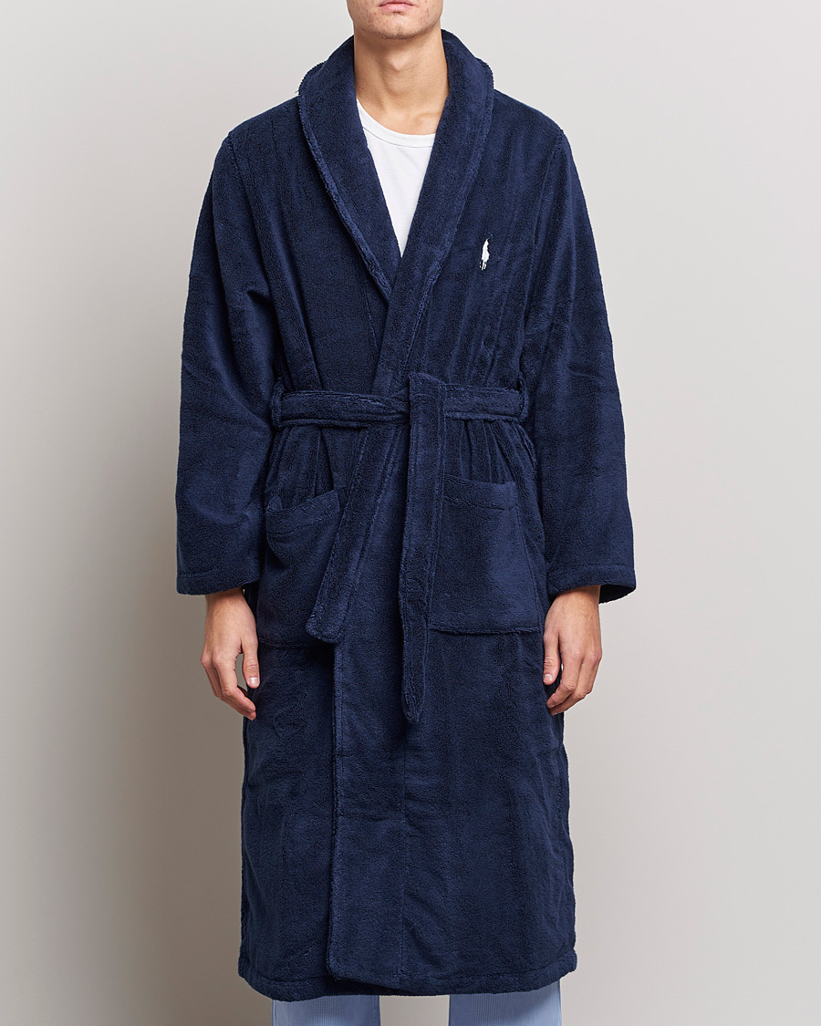 Herr | Pyjamas & Morgonrockar | Polo Ralph Lauren | Shawl Robe Navy