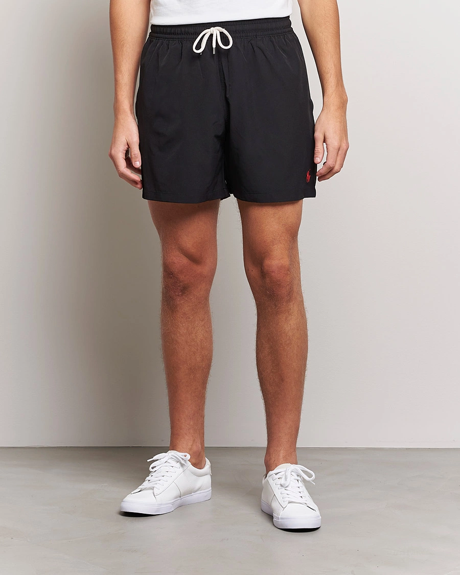 Herr | Badbyxor | Polo Ralph Lauren | Traveler Boxer Swim Shorts Polo Black