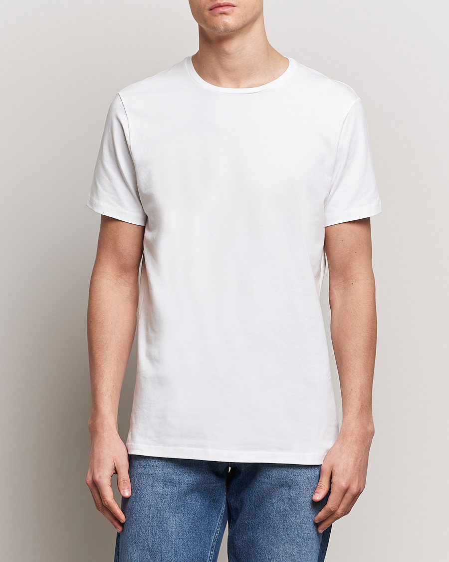 Herr | Bread & Boxers | Bread & Boxers | 2-Pack Crew Neck Tee White