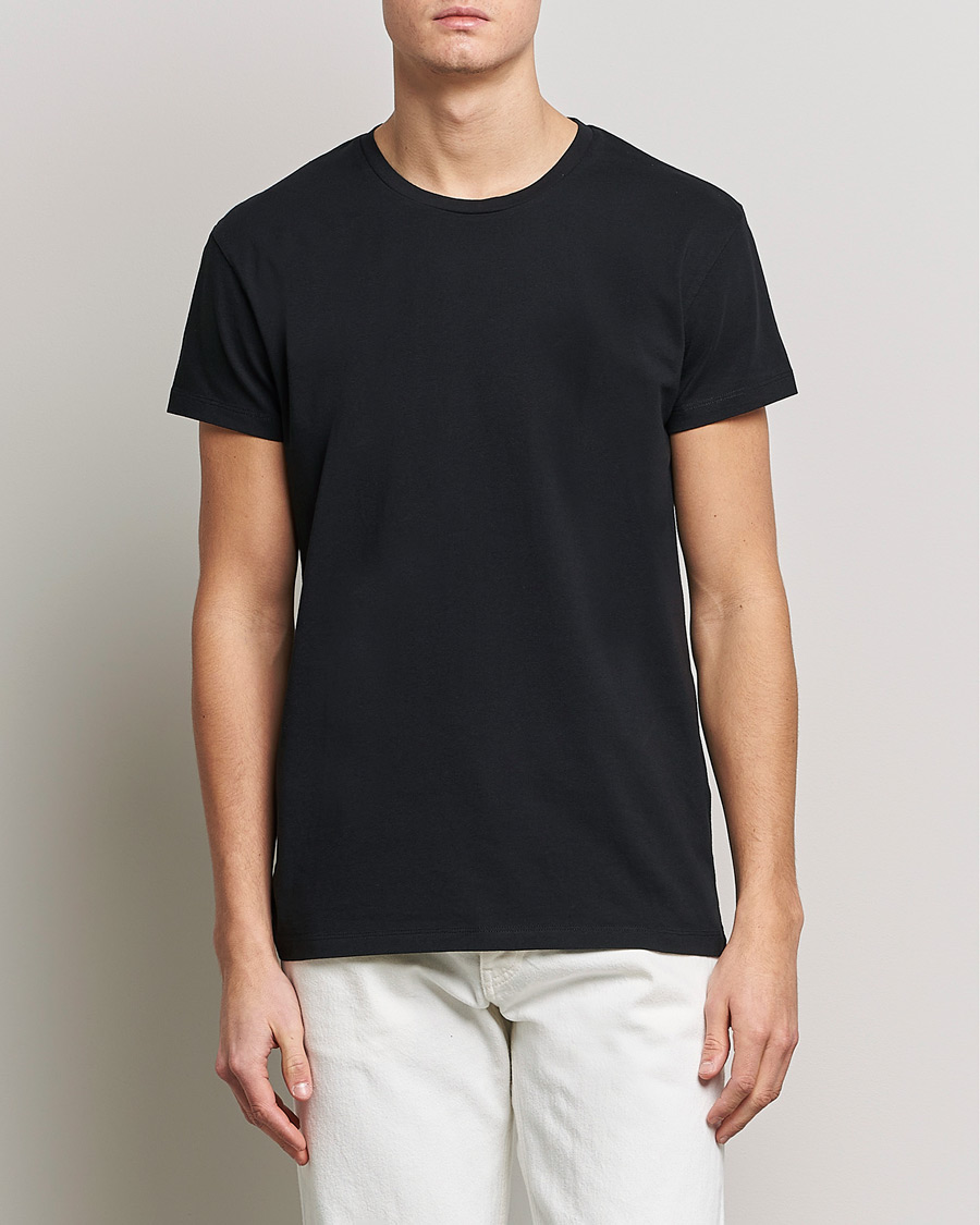 Herr | Svarta t-shirts | Samsøe Samsøe | Kronos Crew Neck Tee Black