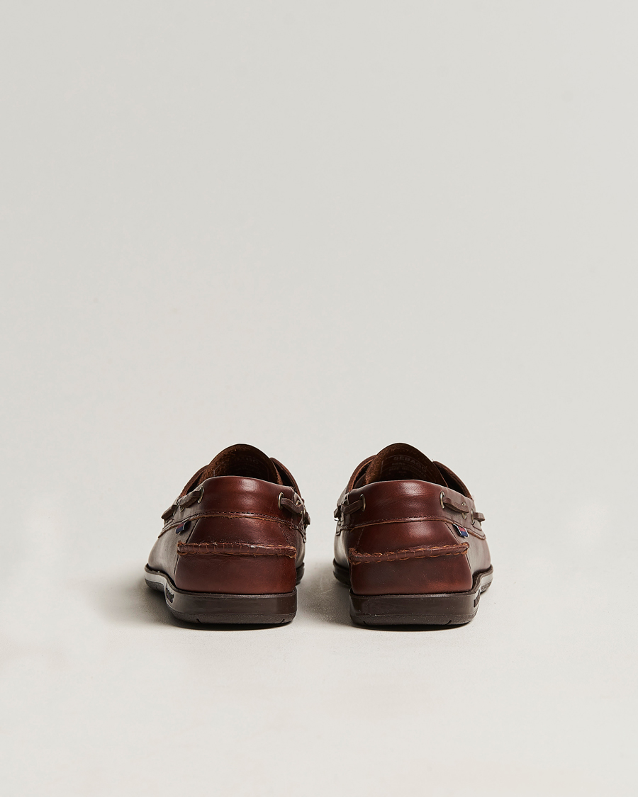 Herr | Seglarskor | Sebago | Endeavor Oiled Leather Boat Shoe Brown