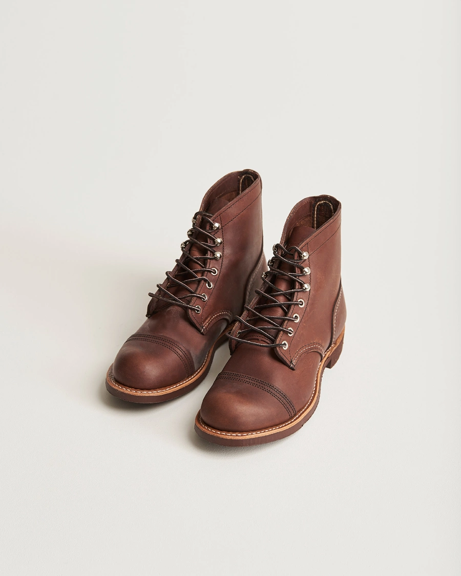 Herr | Handgjorda skor | Red Wing Shoes | Iron Ranger Boot Amber Harness