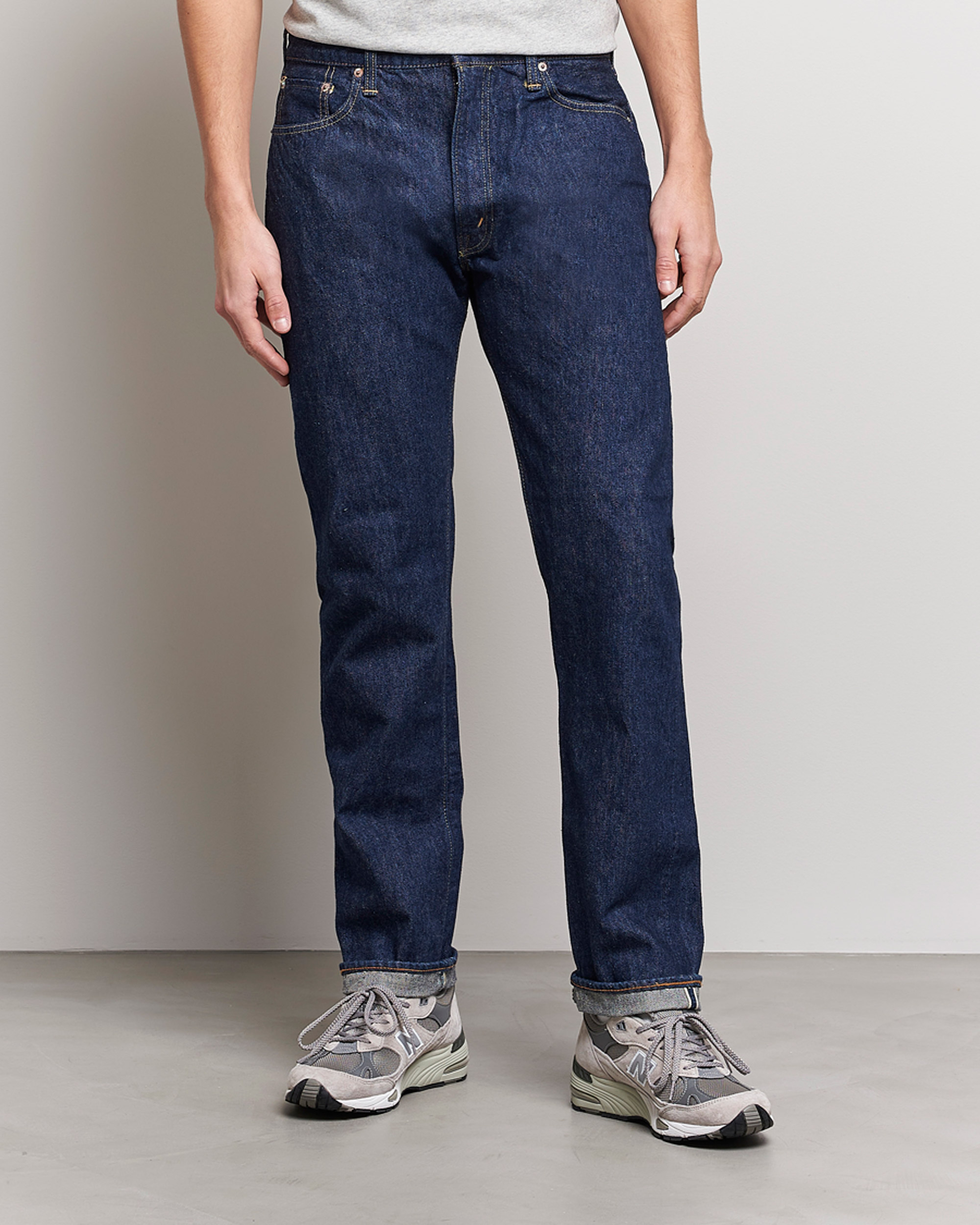 Herr | Straight leg | orSlow | Tapered Fit 107 Selvedge Jeans One Wash