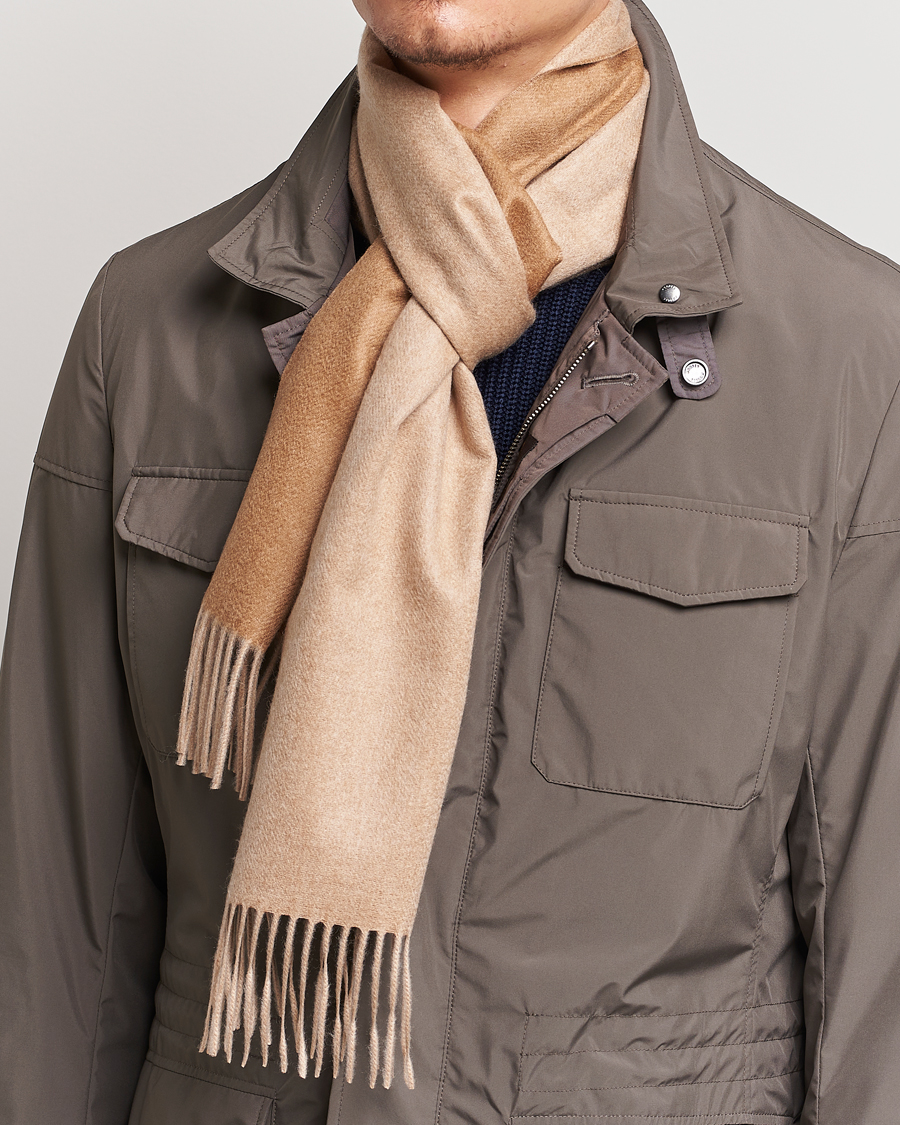 Herr | Piacenza Cashmere | Piacenza Cashmere | Vicuna/Baby Cashmere Scarf Camel