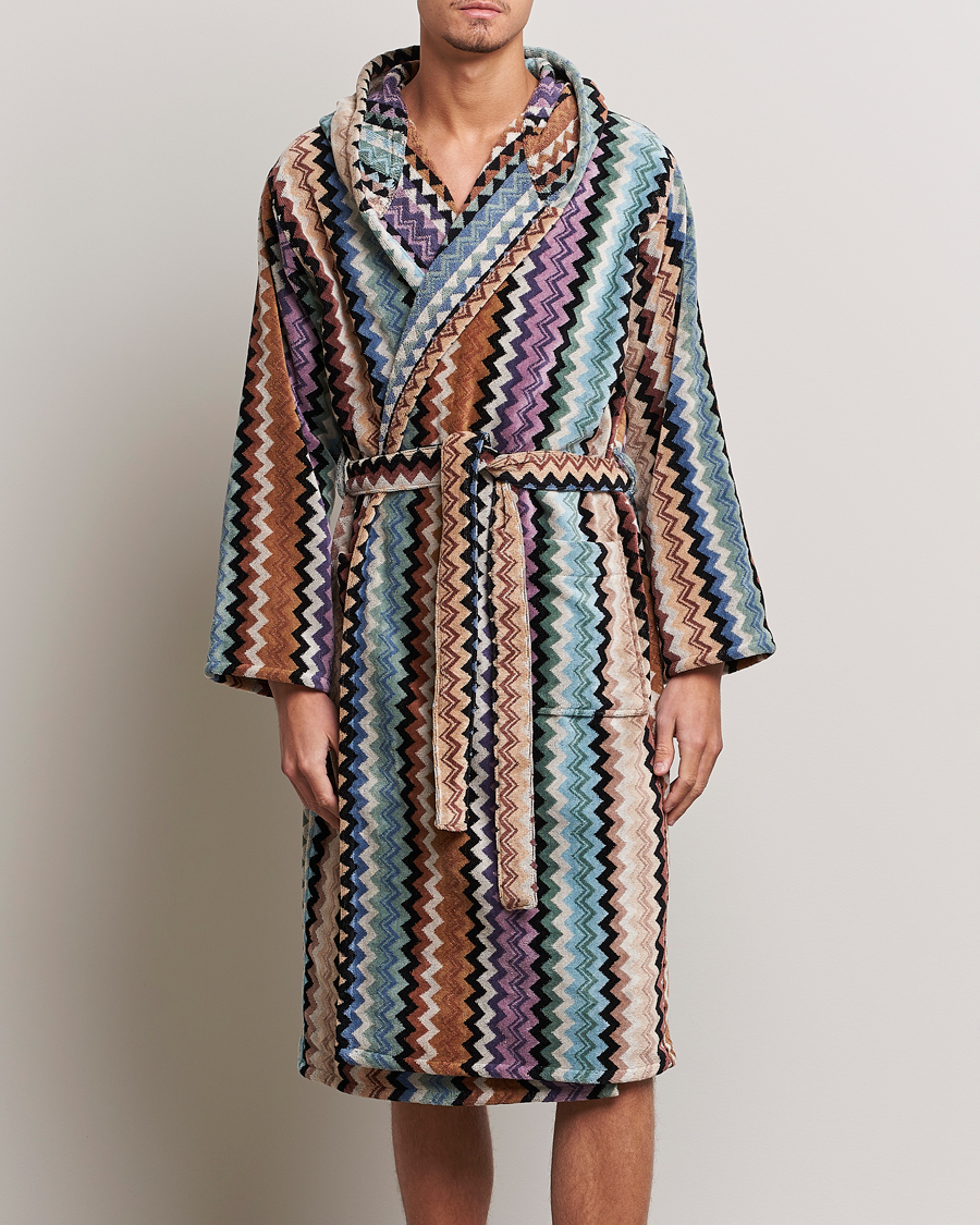 Herr | Morgonrockar | Missoni Home | Adam Bathrobe Multicolor