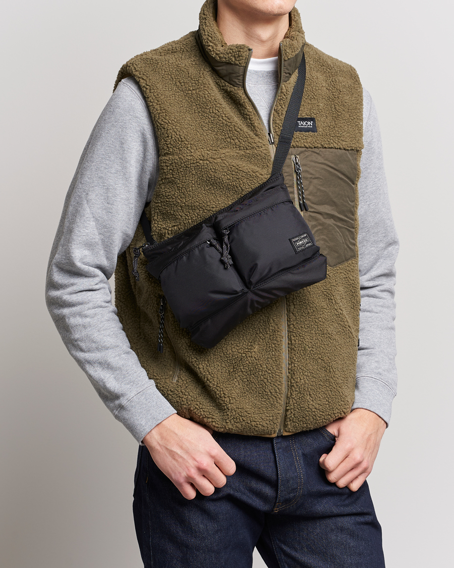 Herr | Väskor | Porter-Yoshida & Co. | Force Small Shoulder Bag Black