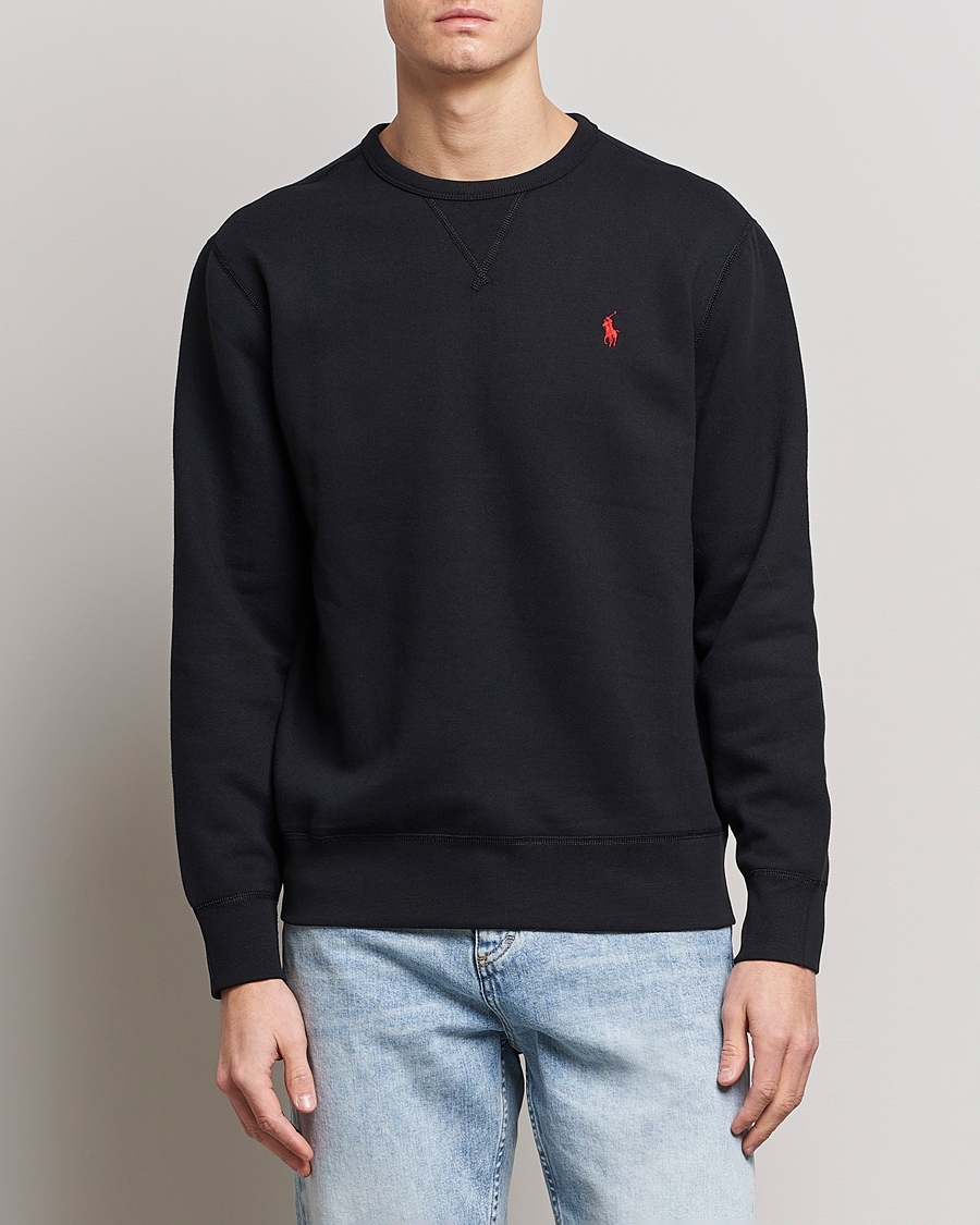 Herr | Sweatshirts | Polo Ralph Lauren | Crew Neck Sweatshirt Polo Black