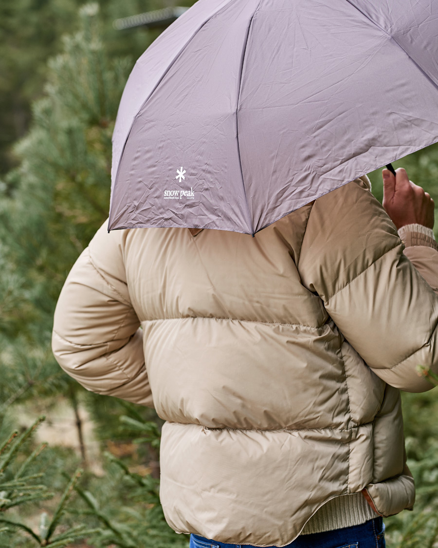 Herr | Paraplyer | Snow Peak | Ultra Light Umbrella Grey