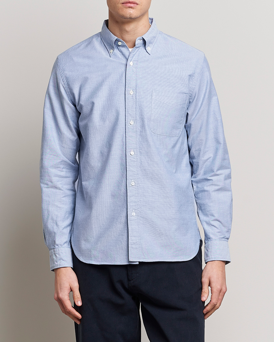 Herr | Kläder | BEAMS PLUS | Oxford Button Down Shirt Light Blue