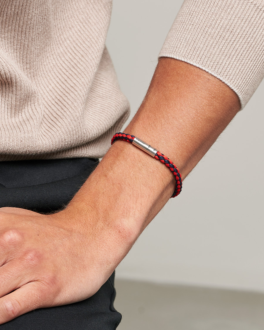 Herr | Armband | LE GRAMME | X Orlebar Brown Nato Bracelet Navy/Red