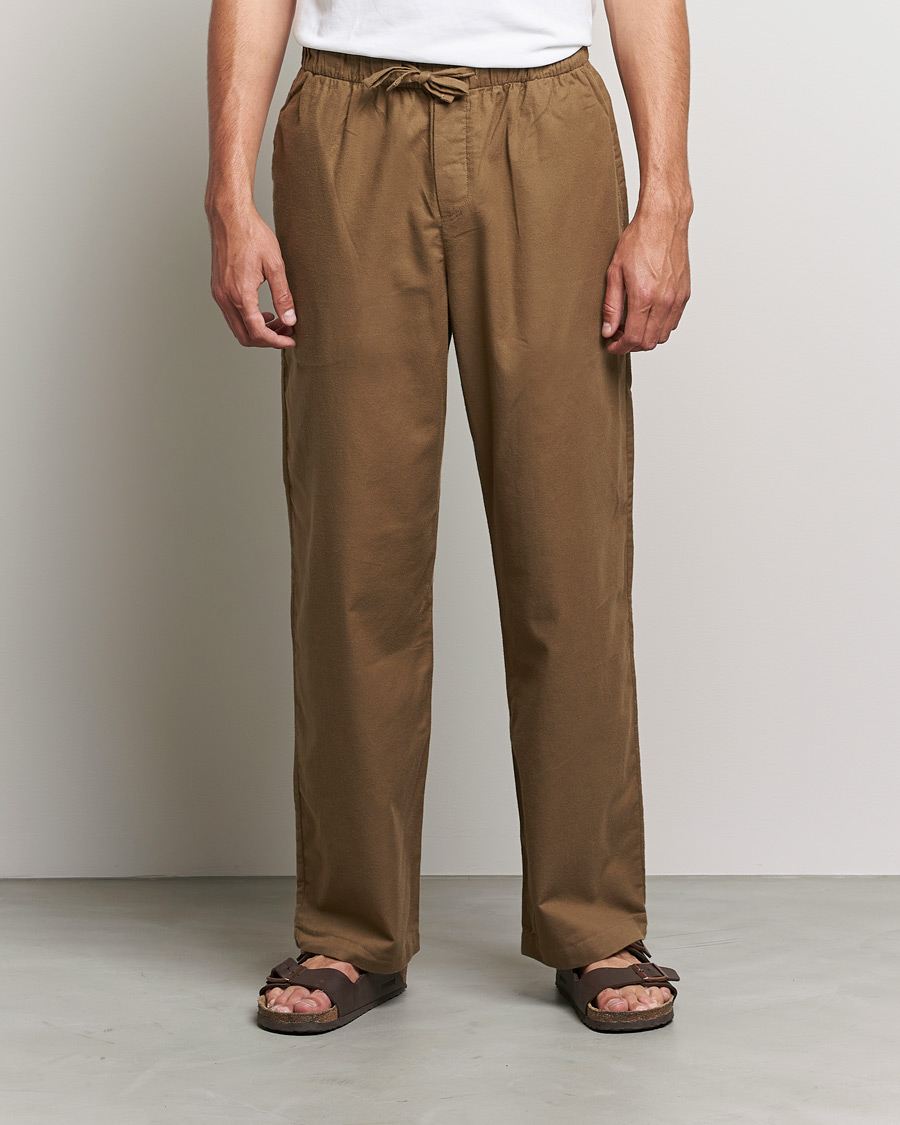 Herr | Pyjamas & Morgonrockar | Tekla | Flannel Pyjama Pants Moss