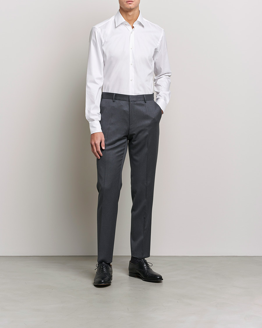 Herr | Skjortor | BOSS BLACK | Joe Regular Fit Shirt White