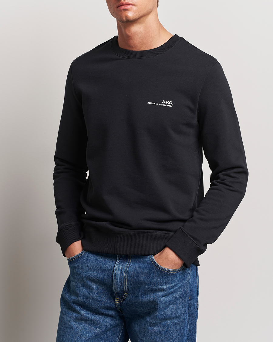 Herr | Kläder | A.P.C. | Item Sweatshirt Black