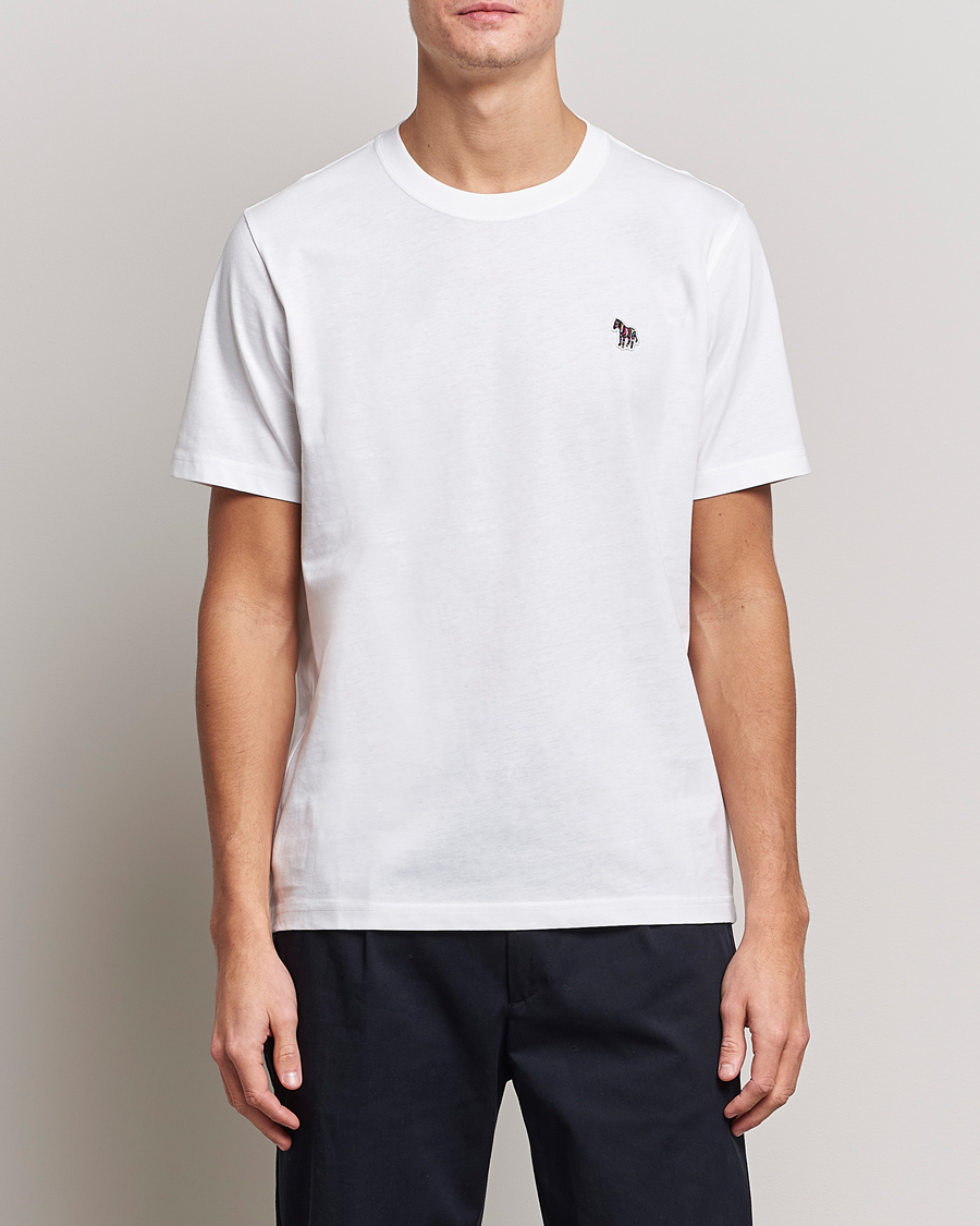 Herr | Kläder | PS Paul Smith | Classic Organic Cotton Zebra T-Shirt White