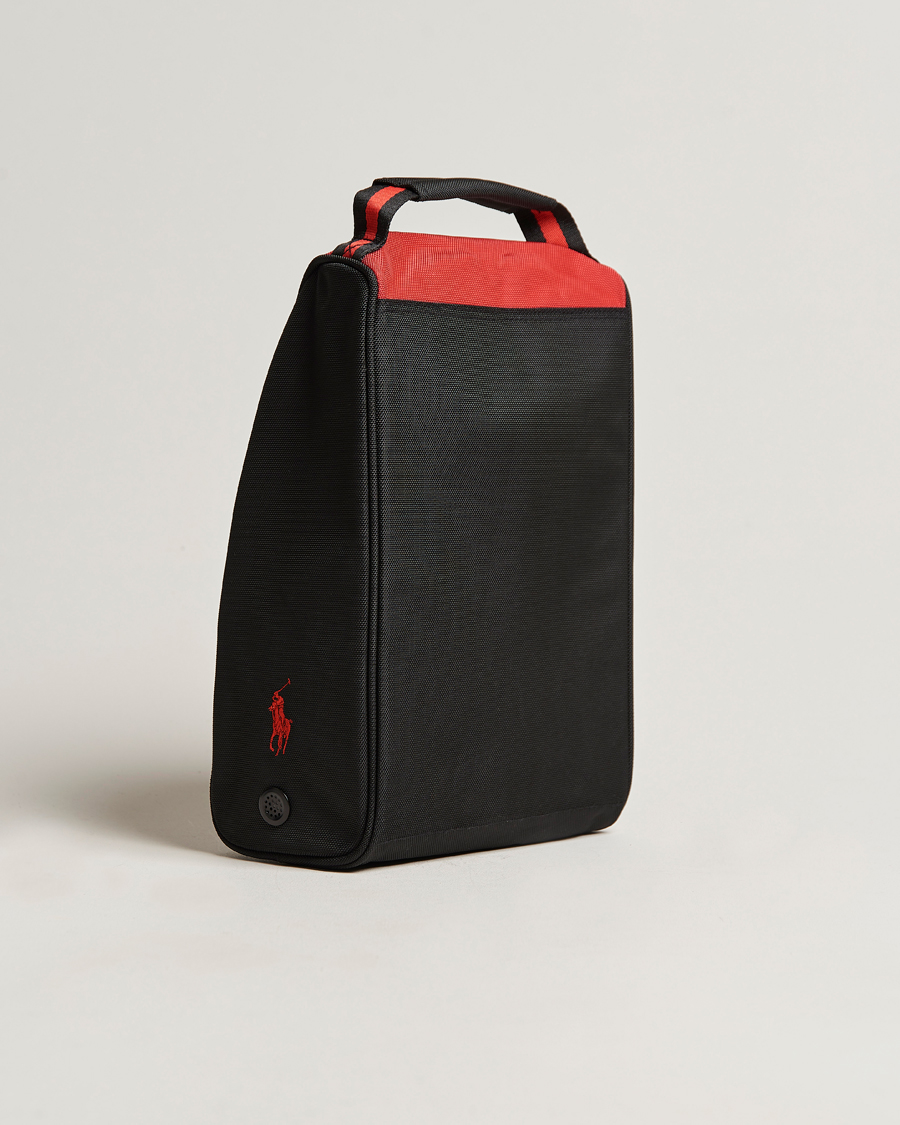 Herr | Accessoarer | RLX Ralph Lauren | Golf Shoe Bag Black/Red