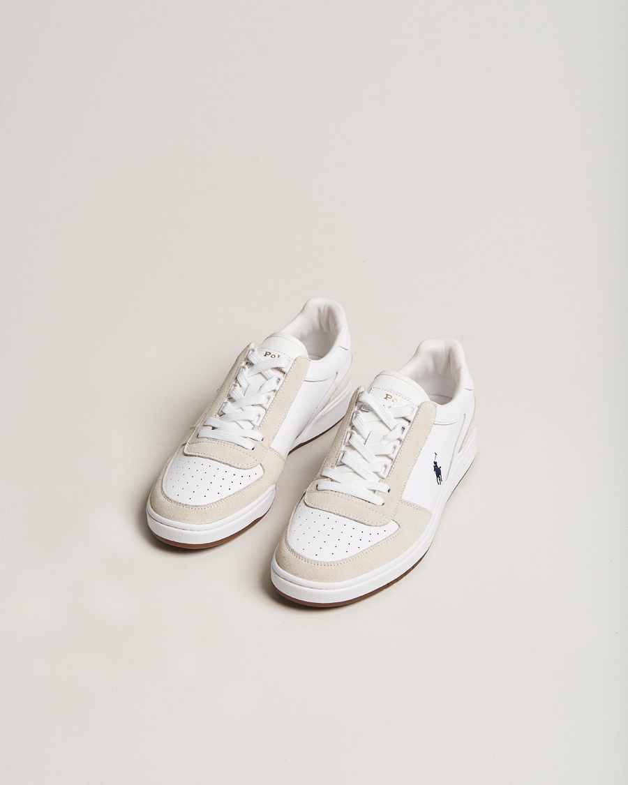 Herr | World of Ralph Lauren | Polo Ralph Lauren | CRT Leather/Suede Sneaker White/Beige
