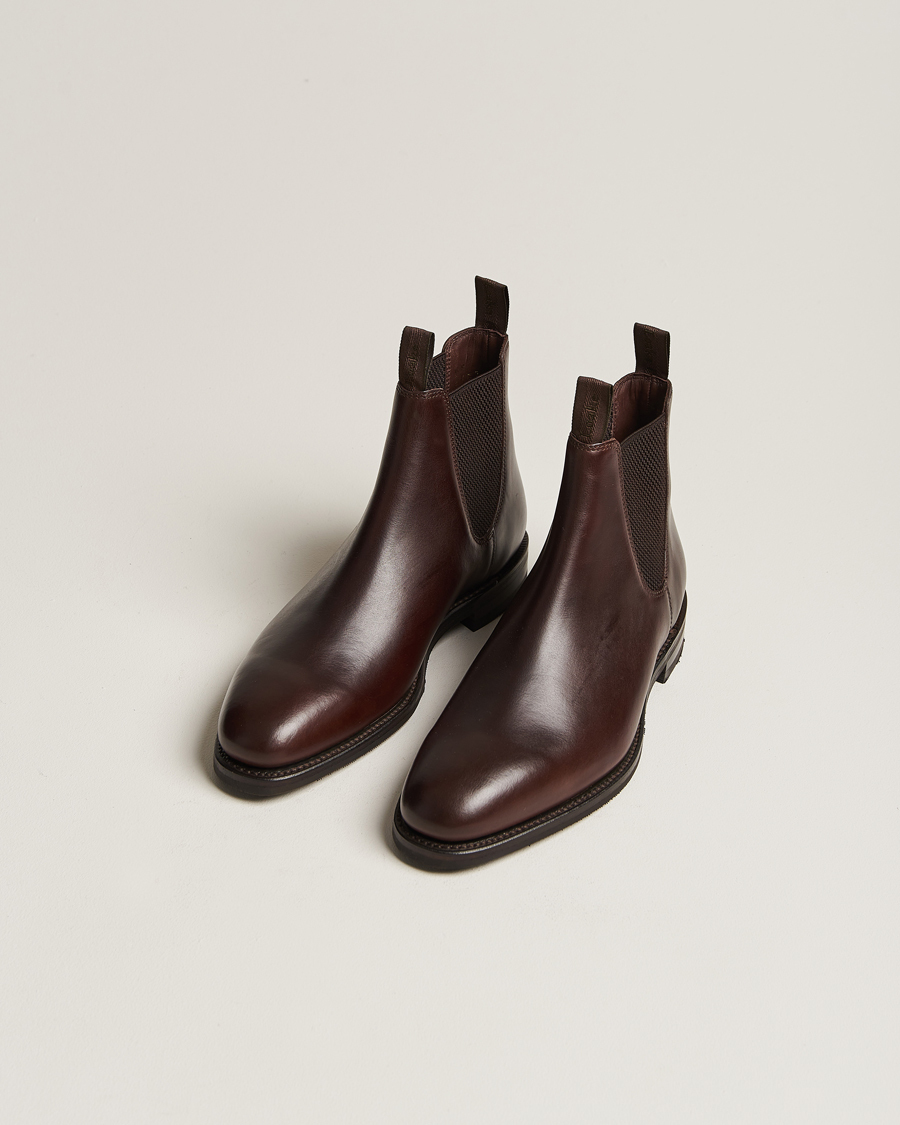 Herr | Kängor | Loake 1880 | Emsworth Chelsea Boot Dark Brown Leather