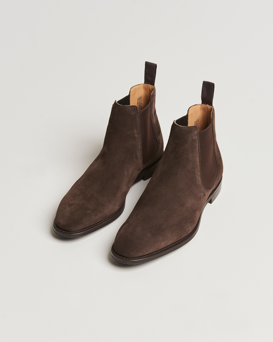 Herr | Chelsea Boots | Church\'s | Amberley Chelsea Boots Brown Suede