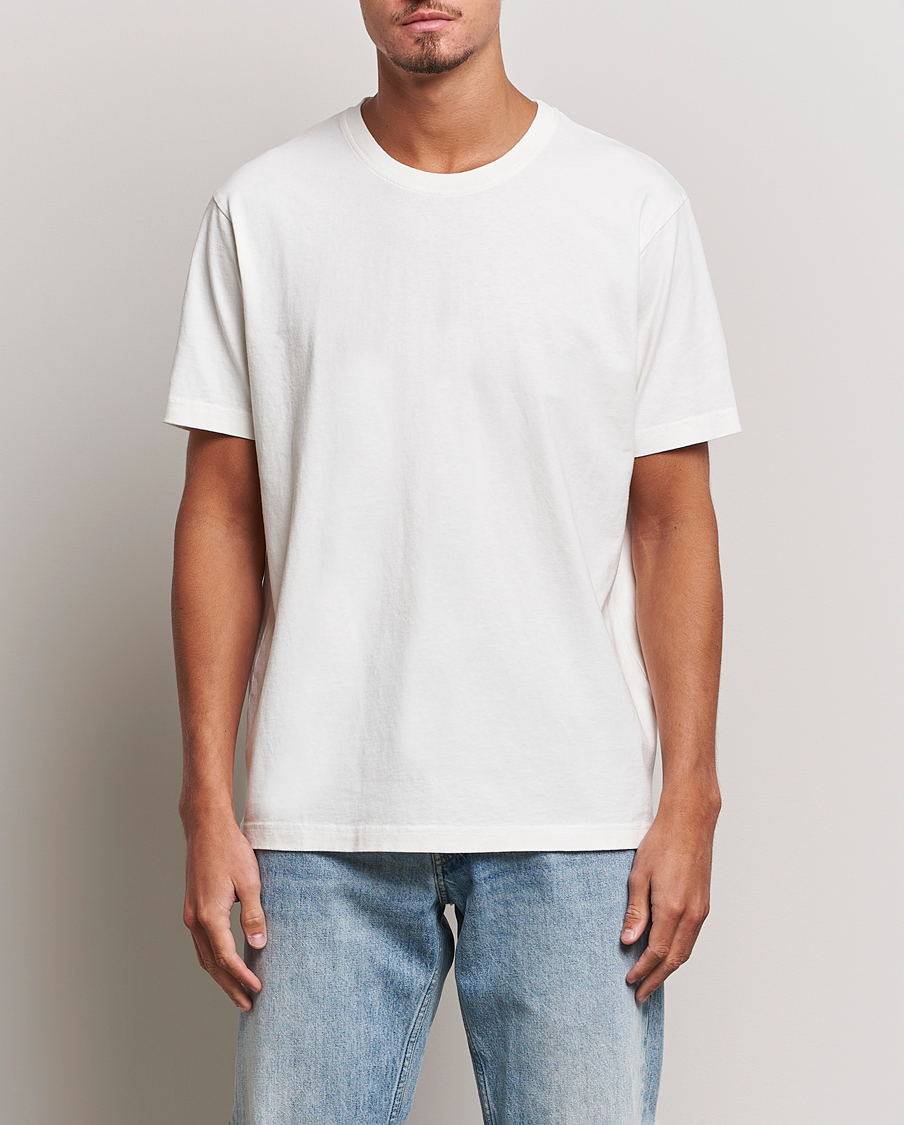 Herr | Kläder | Nudie Jeans | Uno Everyday Crew Neck T-Shirt Chalk White