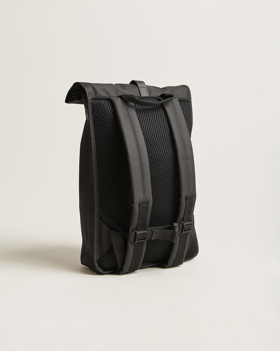 Herr | Accessoarer | RAINS | Rolltop Rucksack Black