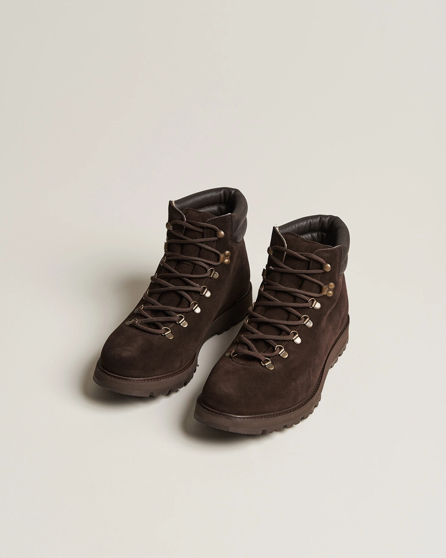 Herr | Myrqvist | Myrqvist | Duved II Laced Boot Dark Brown Suede