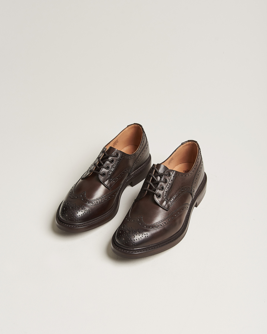 Herr | Brogues | Tricker's | Bourton Country Brogues Espresso Calf