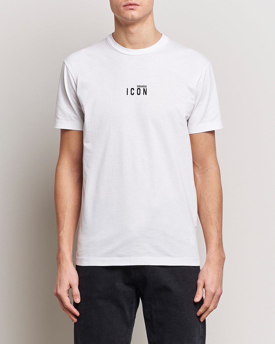 Herr | Kläder | Dsquared2 | Icon Small Logo Crew Neck T-Shirt White