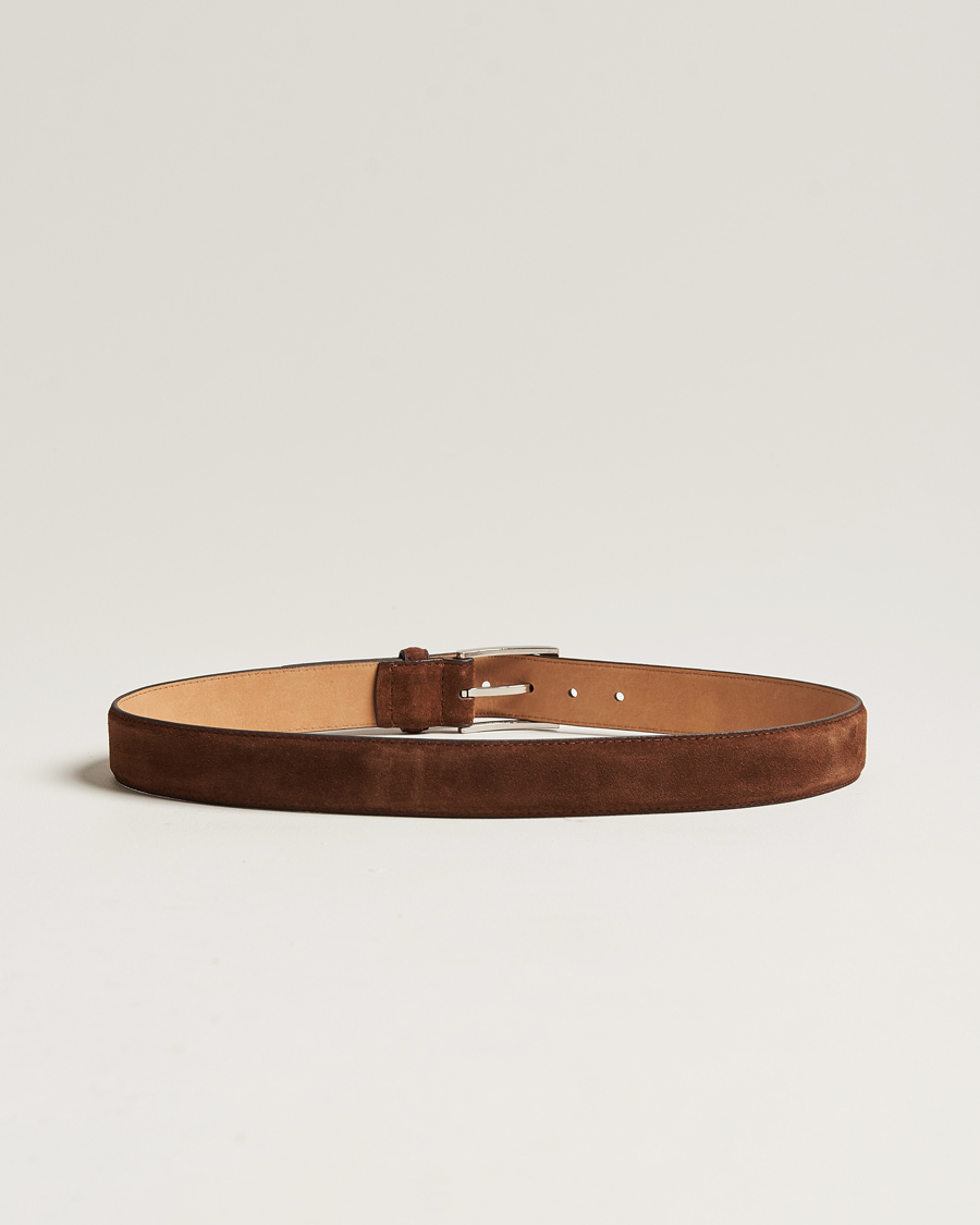 Herr | Accessoarer | Loake 1880 | William Suede Belt Brown