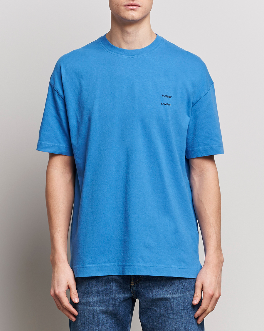 Herr |  | Samsøe Samsøe | Joel Organic Cotton T-Shirt Super Sonic