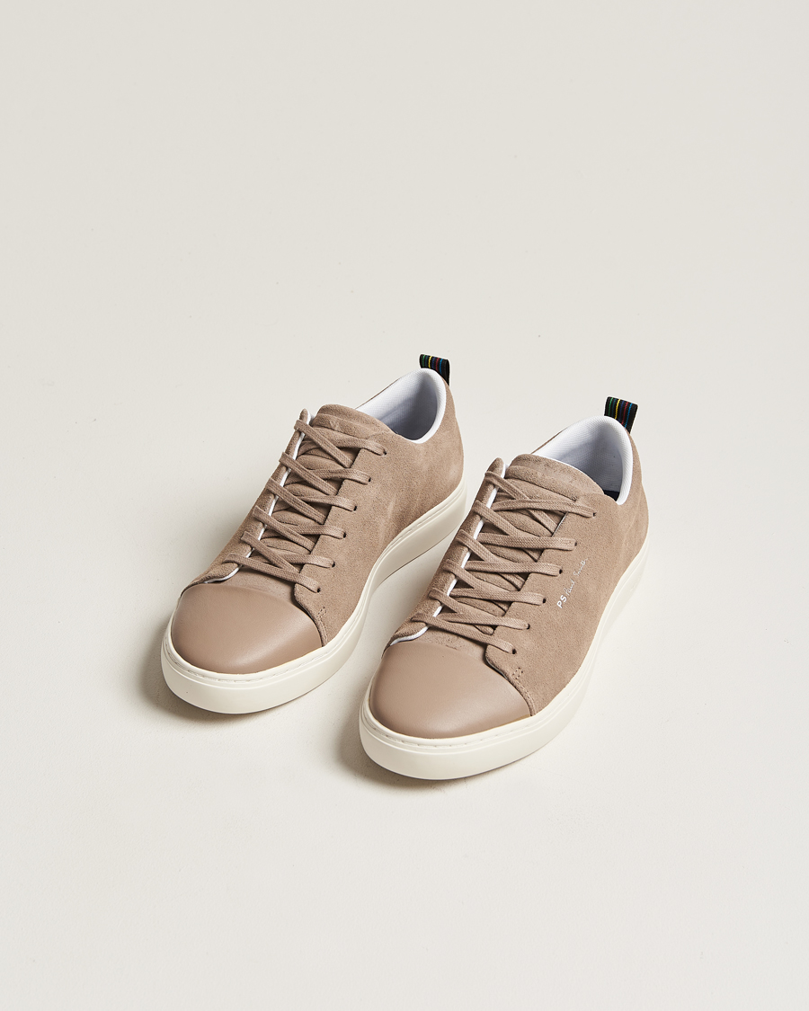 Herr | PS Paul Smith | PS Paul Smith | Lee Cap Toe Suede Sneaker Taupe