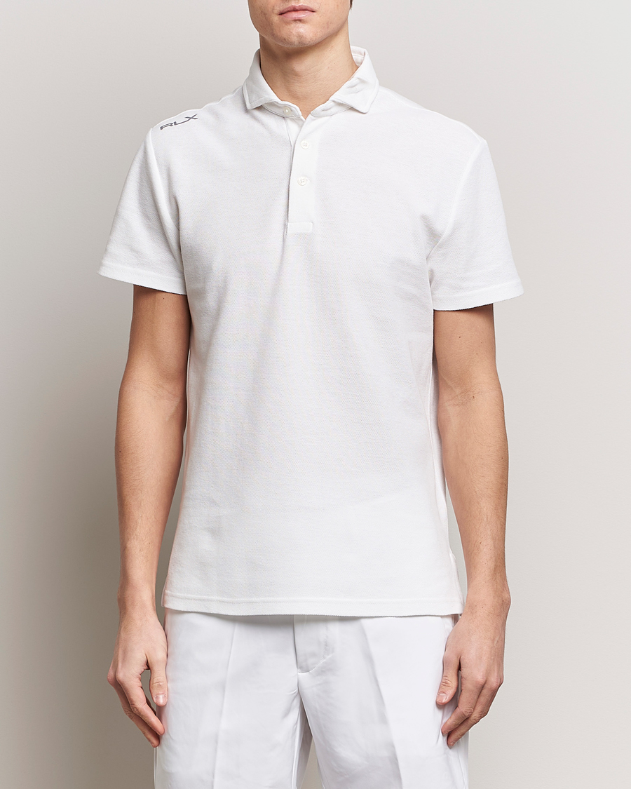 Herr | Kläder | RLX Ralph Lauren | Short Sleeve Polo Ceramic White