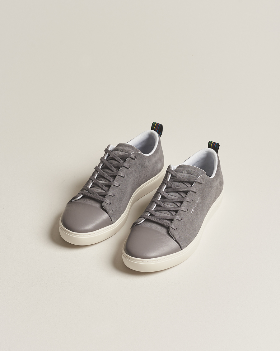 Herr | Skor | PS Paul Smith | Lee Cap Toe Suede Sneaker Grey