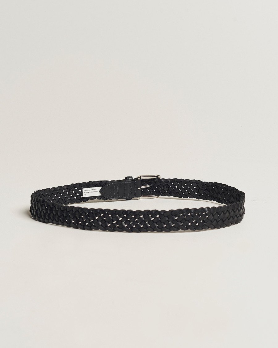 Herr | Polo Ralph Lauren | Polo Ralph Lauren | Braided Leather Belt Black