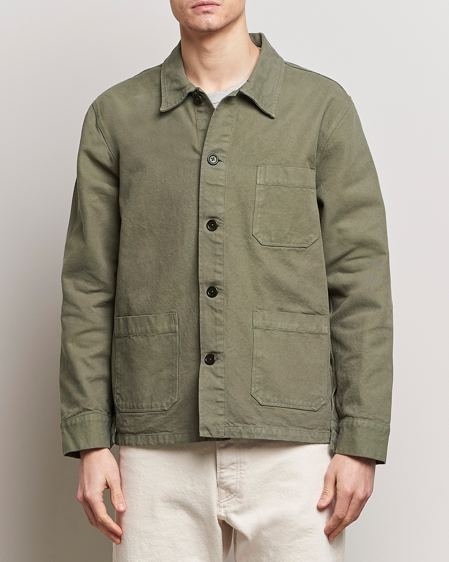 Herr | Vårjackor herr | Colorful Standard | Organic Workwear Jacket Dusty Olive
