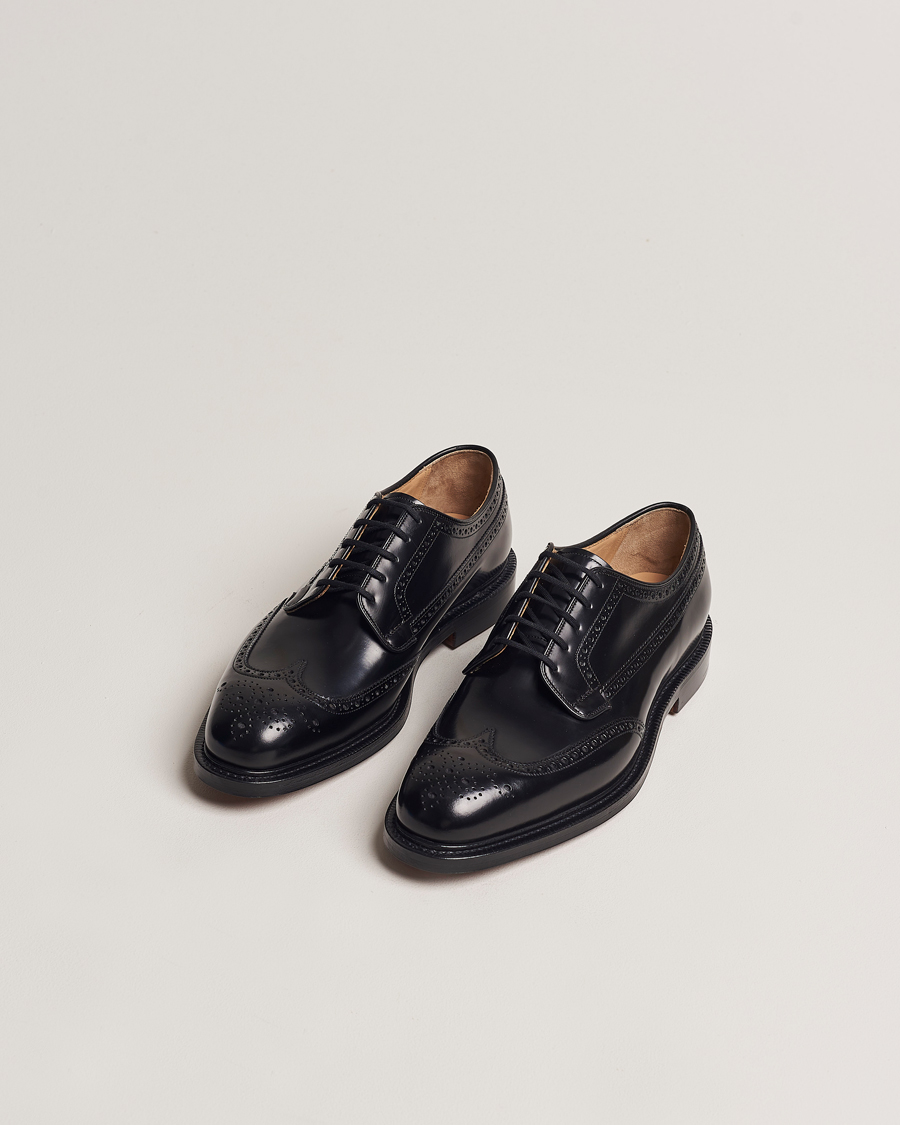 Herr | Brogues | Church's | Grafton Polished Binder Black