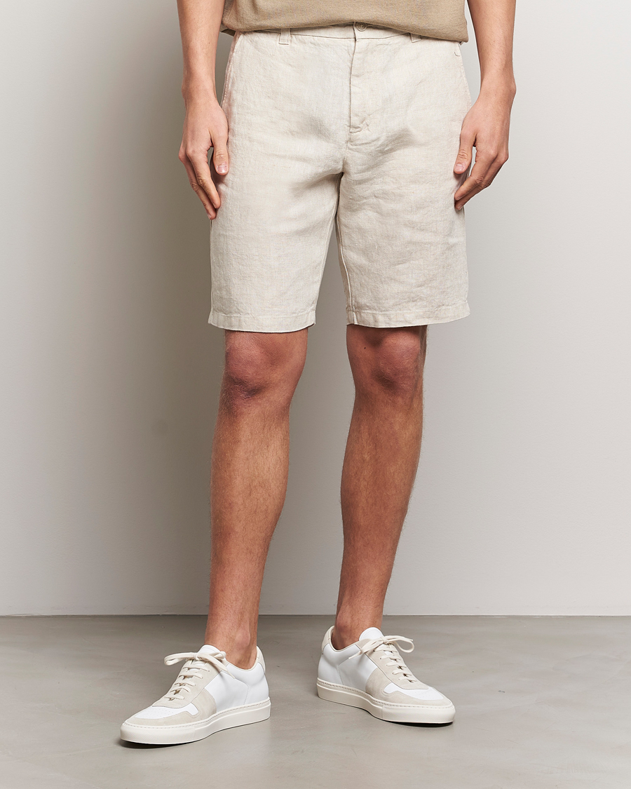 Herr | NN07 | NN07 | Crown Linen Shorts Oat