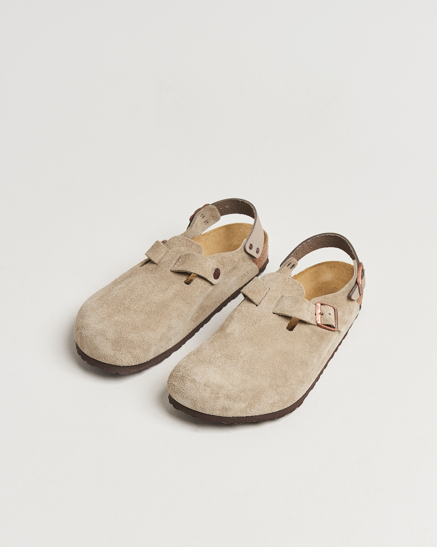 Herr | Sandaler & Tofflor | BIRKENSTOCK | Tokio Classic Footbed Taupe Suede