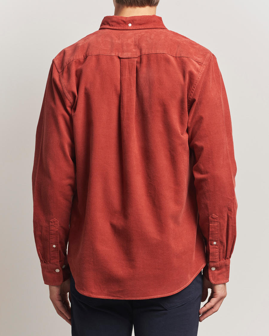 Herr | Skjortor | GANT | Regular Fit Corduroy Shirt Modern Rust