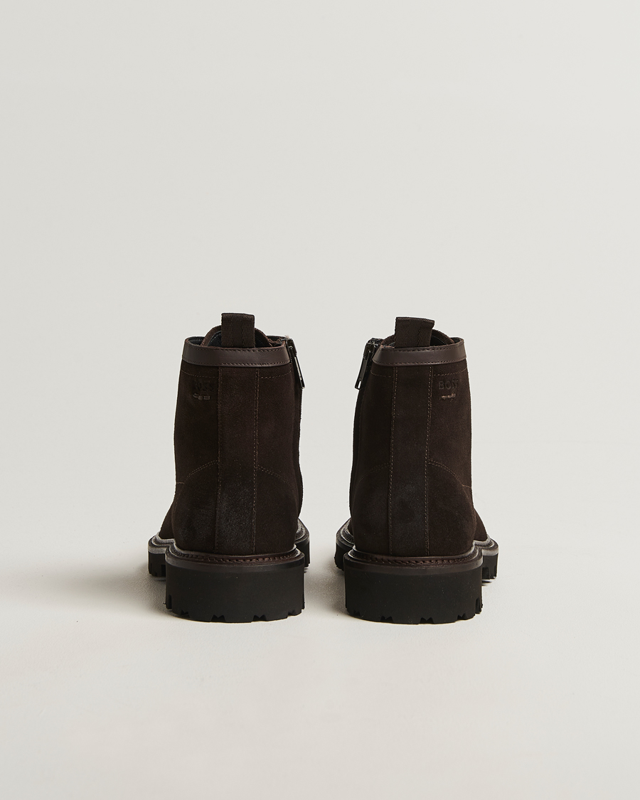 Herr | Kängor | BOSS BLACK | Julyo Suede Boot Dark Brown