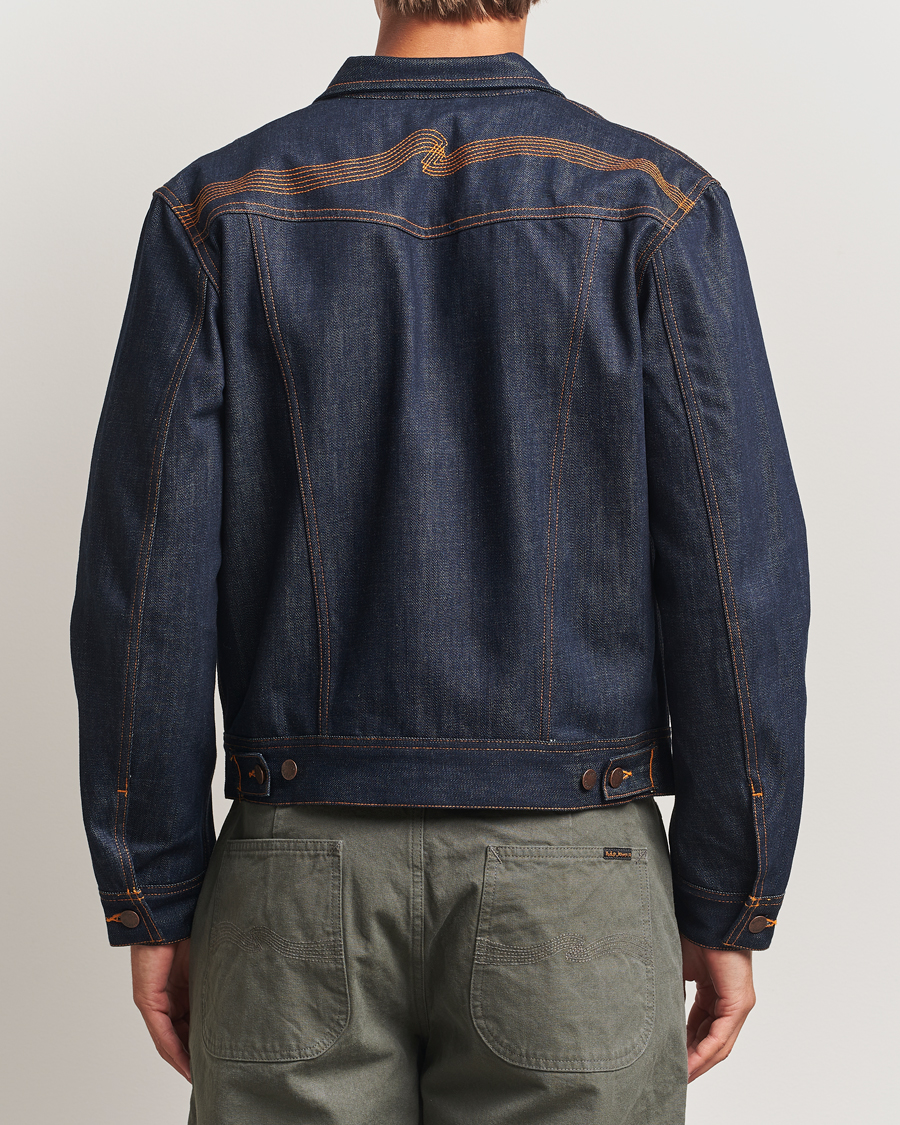 Herr | Jackor | Nudie Jeans | Conny Denim Jacket Dry Streaky Mid Blue