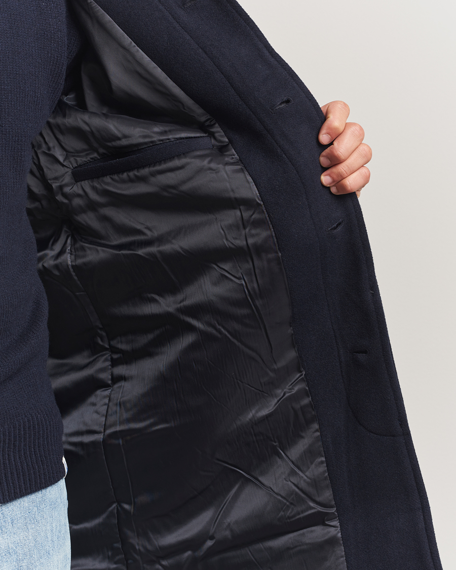 Herr | Jackor | Samsøe Samsøe | Labby Wool Coat Salute Navy