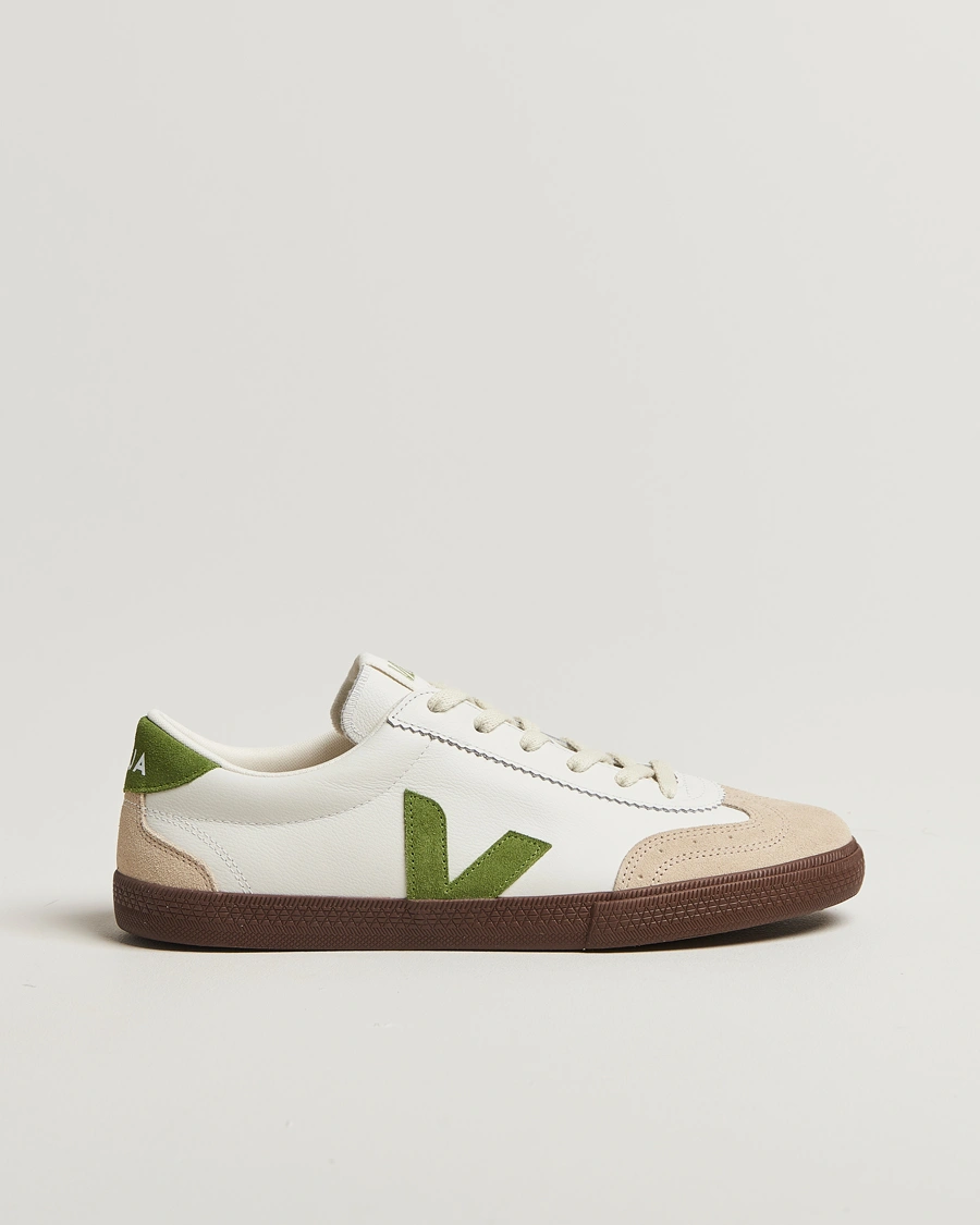 Herr | Sneakers | Veja | Volley Sneaker White/Kiwi