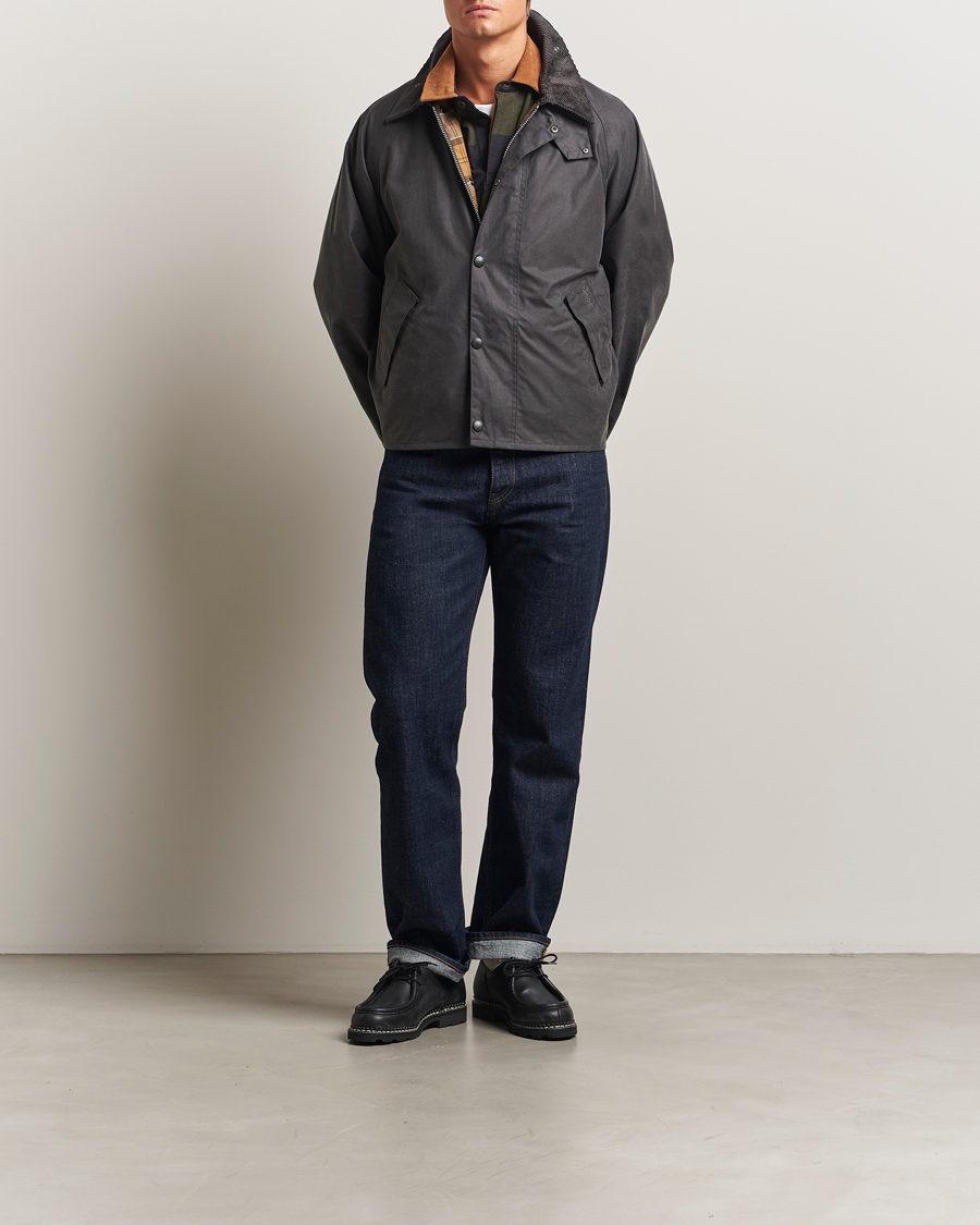 Herr | Jackor | Barbour Heritage | Transport Wax Jacket Grey