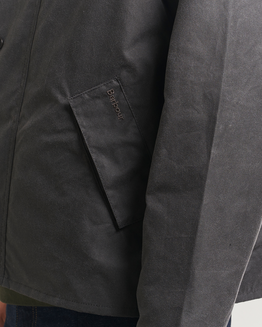 Herr | Jackor | Barbour Heritage | Transport Wax Jacket Grey
